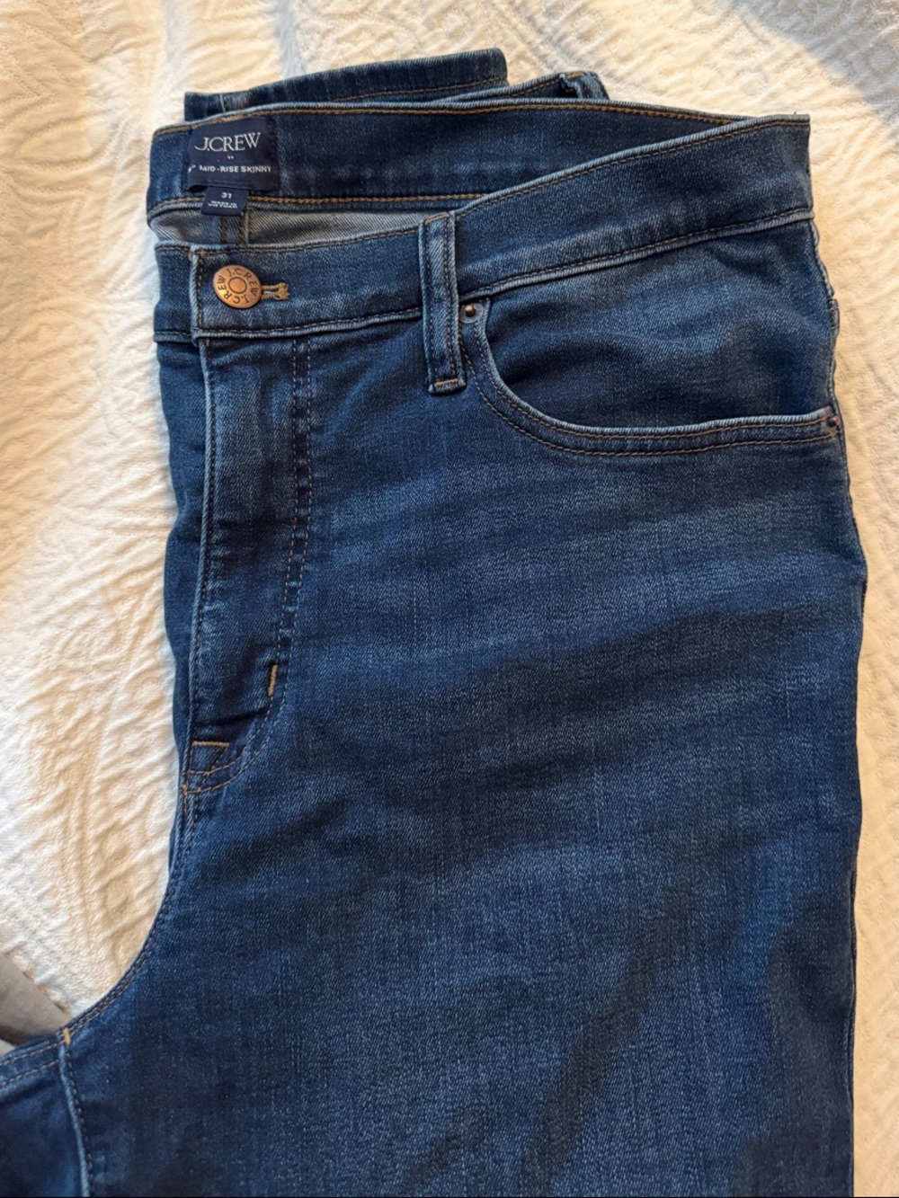 J. Crew Women's 9” Mid-Rise Skinny Jeans